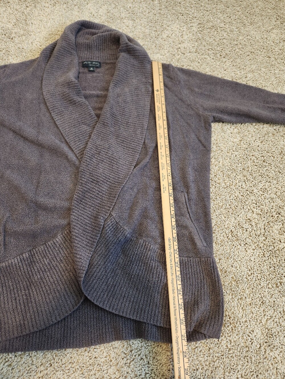 Barefoot Dreams CozyChic Lite Circle Cardigan Size 1X - Picture 9 of 9